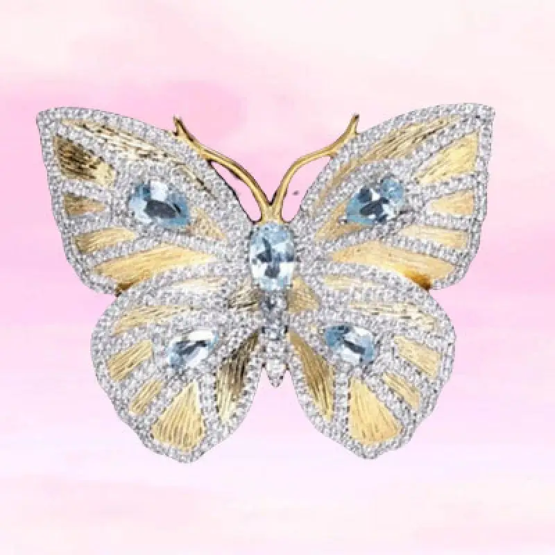 

Butterfly Necklace Fashion Ladies Pendant Thailand Popular Trend Accessories Send Girlfriend Christmas Birthday Gift Wholesale