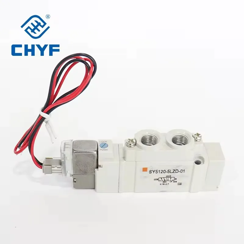 Электромагнитный клапан SMC SY5120-5MOZ-01 SY3120-5LOU-C4-Q Coil SY