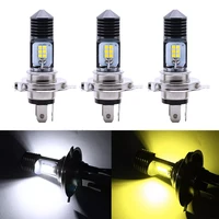 h4 ba20d p15d led motorcycle headlight bulbs 6000k hilo beam 3030 12smd moto led scooter atv accessories fog lamp yellow white