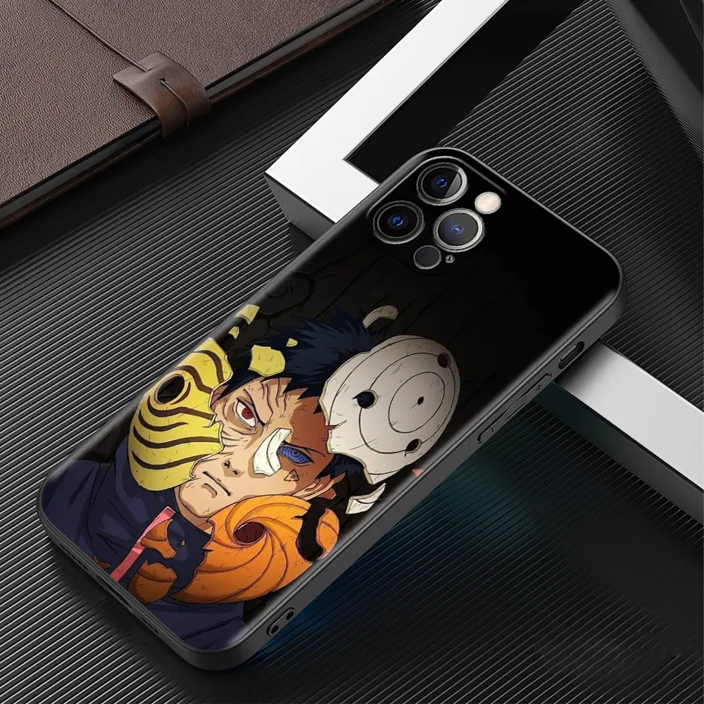 Чехол Naruto Sasuke для iPhone 13 12 Mini 11 Pro 7 8 мягкий чехол телефона XR X XS Max 6 6S Plus 5 5S SE ТПУ