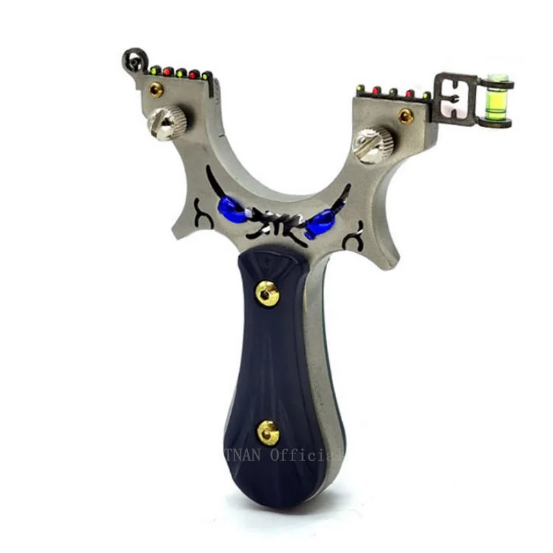 

High Quality Outdoor Hunting Stainless Steel Slingshot with Rubber Band Catapult Outdoor Shooting Game Sling Shot