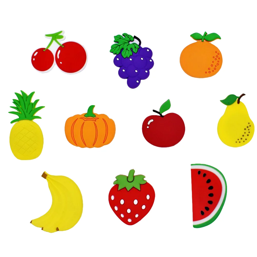 

10pcs Creative Fruit Shape Fridge Magnet Sticker Magnet Cartoon Fruit Fridge Magnets Home Decoration