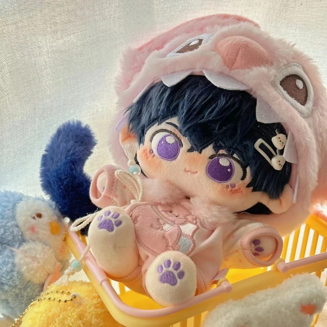 

20cm Anime Game Tears of Themis Marius von Hagen Cosplay Plush Stuffed Doll Body Dress Up Dolls Mascot Plushie Pillow Xmas Gift