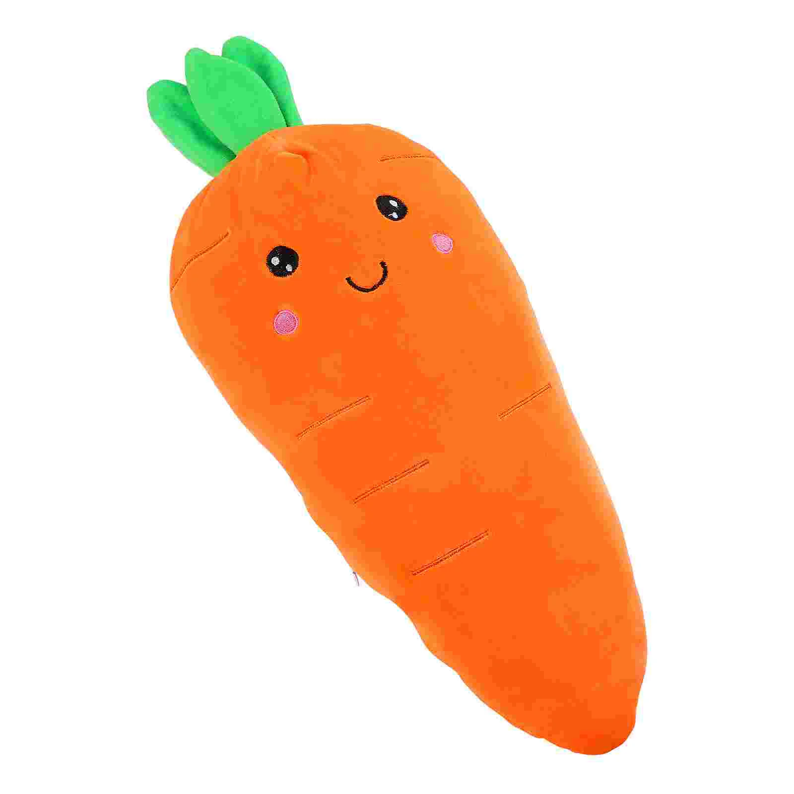 

Carrot Pillow Stuffed Plush Sofa Cushion Shaped Hugging Decor Sleeping Throwdecorative Office Bunny Plushies Bedroom Toy Flower