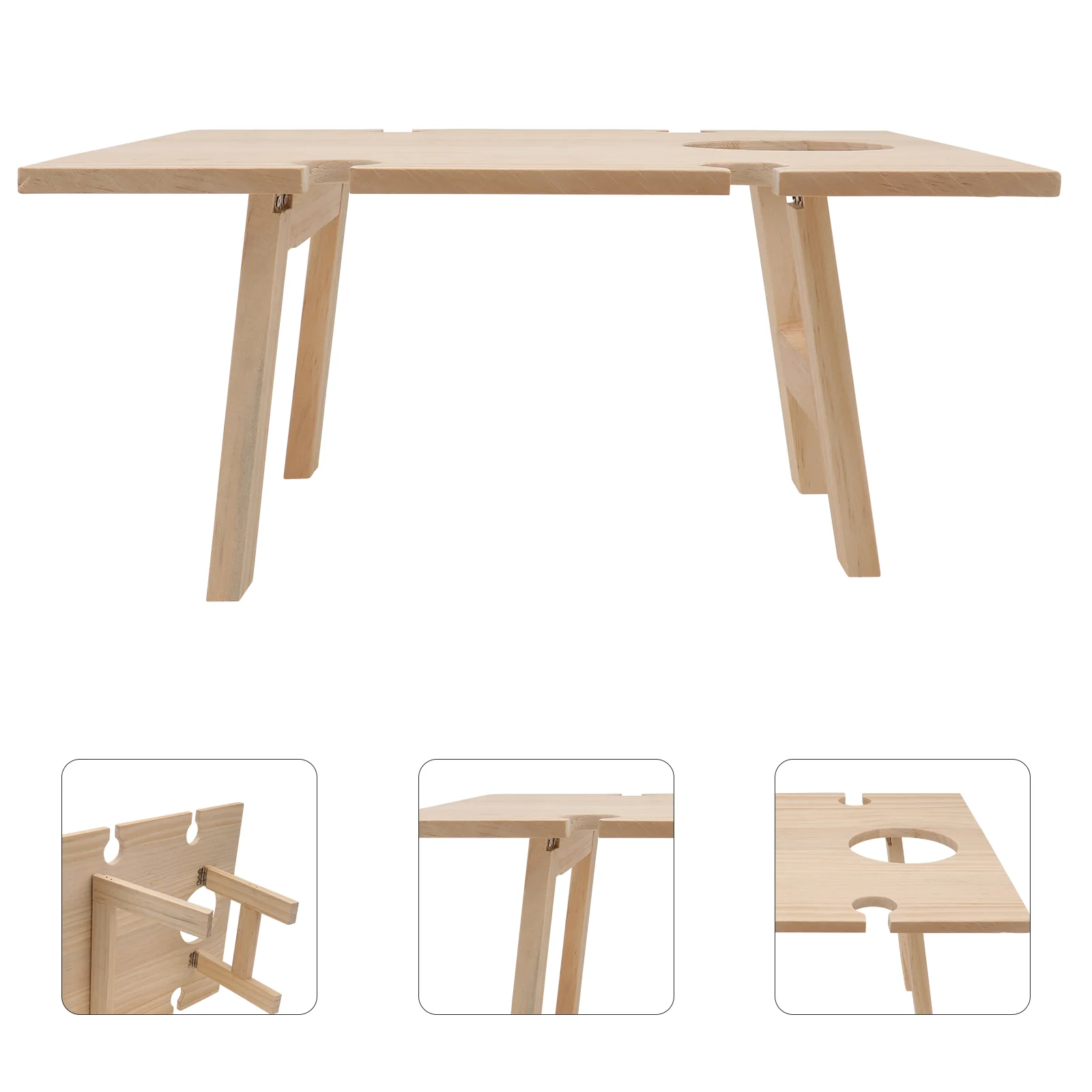 

1Pc Outdoor Foldable Table Portable Square Table Picnic Supply