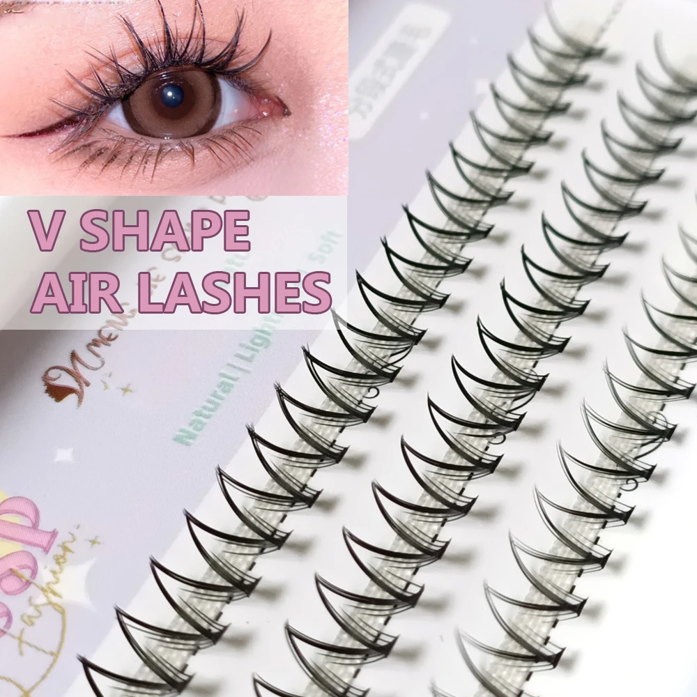 

V-образная форма в Корейском стиле для девушек, искусственные ресницы с естественным трафаретом, инструменты для макияжа ресниц