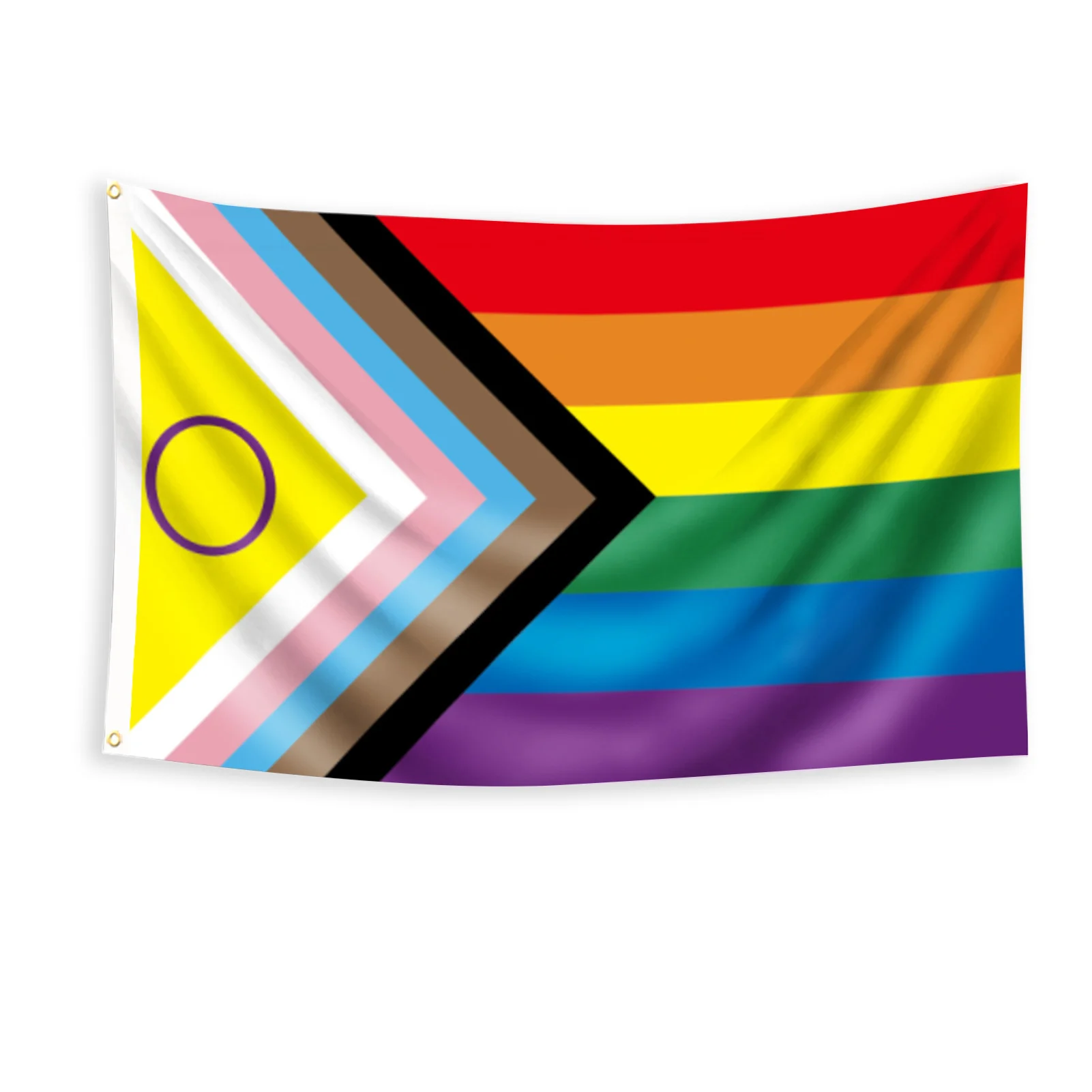 

Rainbow Flag 3x5 Ft Progress Pride Flag With Vibrant Colors 3x5 Ft Progress Pride Rainbow Flag Express Lesbian Love Equal Boldly