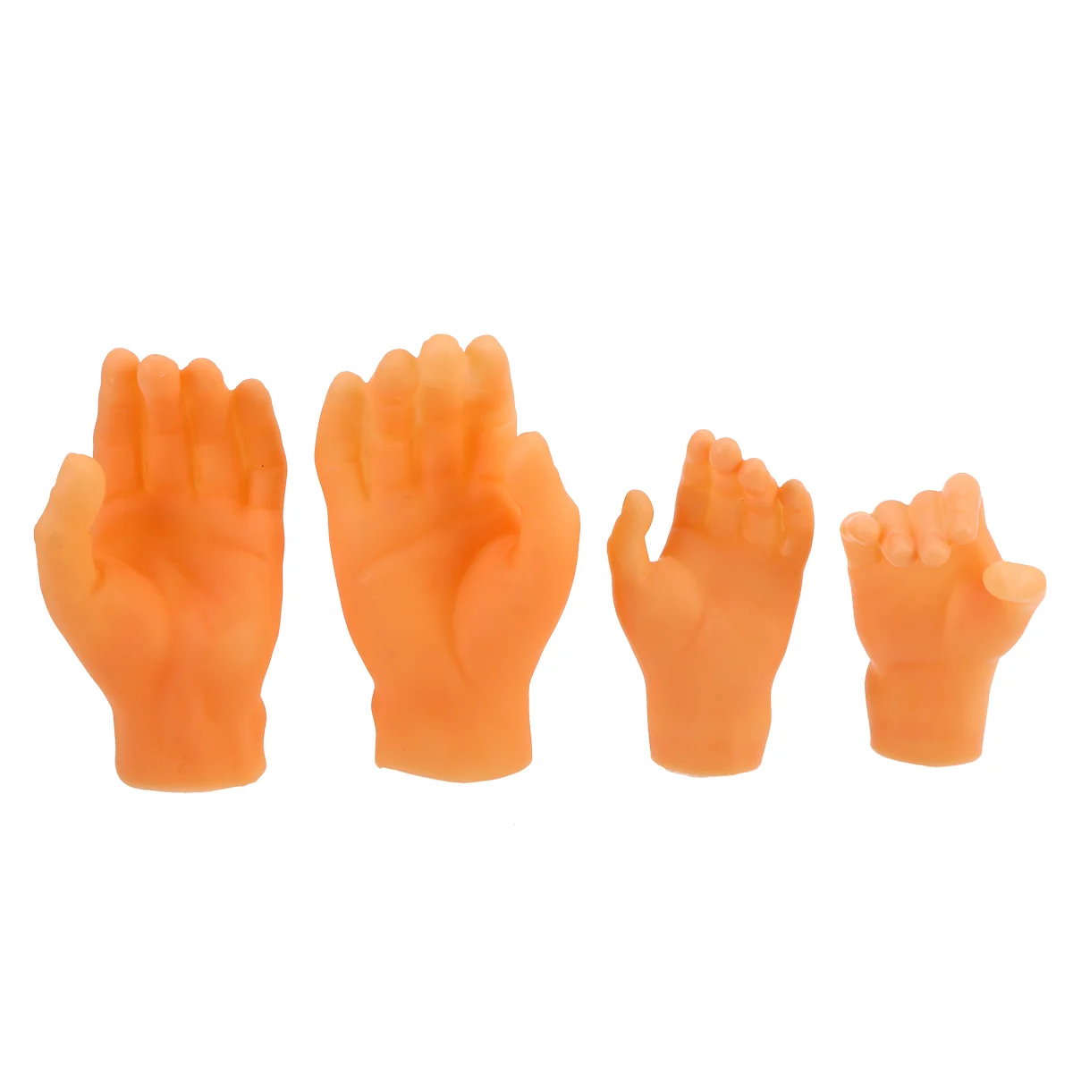 

4 Pair Tone Skin Tone Finger Skin Tone Finger Hands Decoraciones Para Uñas Hands Gloves Dark Decor Decorate Christmas Signs