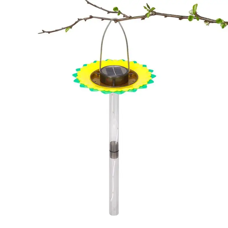 

Solar Bird Feeding Tray Solar Standing Tray Bowl For Outdoor Sunflower Bird Outdoor Feeder Garden Decor Stake For Garden Patio