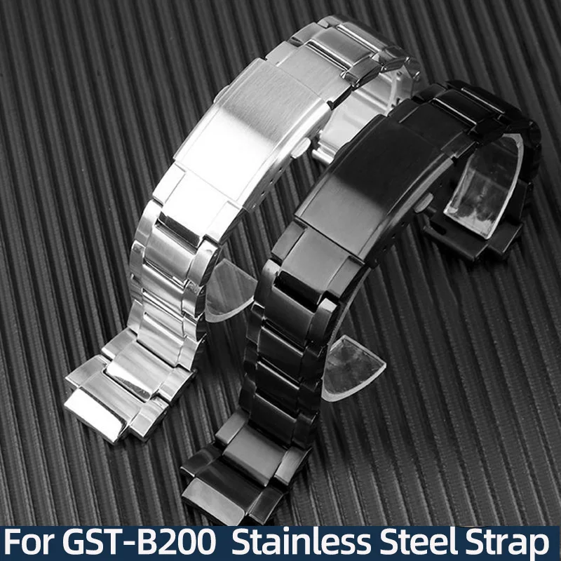 

Ремешок из нержавеющей стали для мужских часов G-shock, водонепроницаемый браслет с интерфейсом «сердце»