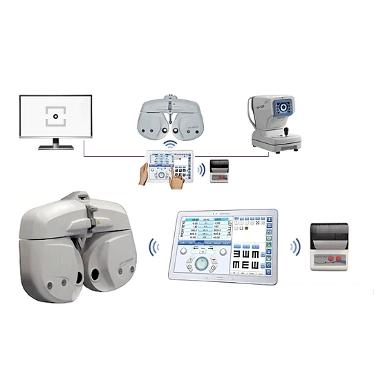 CV-7600 Цифровой фороптер лучшего качества с беспроводным устройством