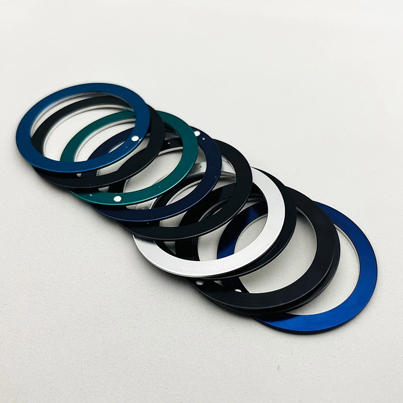 41mm Metal Alloy Watch Bezel Insert Ring Inner Diameter 32mm Fit Seiko Prospex Series New Samurai Men's Watch Cases Repair Parts