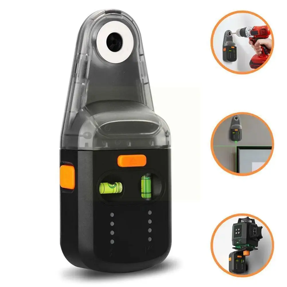 

2in1 Dust Collector Borehole Dust Collector Wall Cleaning Detachable Vacuum Level Collector 360° Laser Dust Hardware Dust C8J9