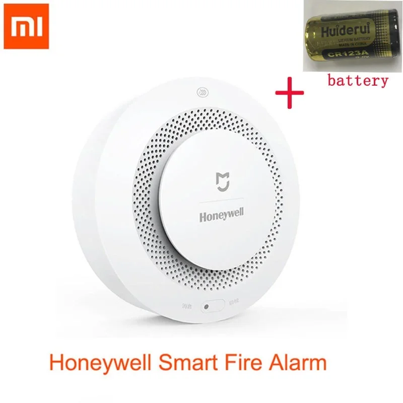 

Original Xiaomi Mijia Honeywell Smart Fire Alarm Progressive Sound Photoelectric Smoke Sensor Remote Linkage Mi APP With Battery