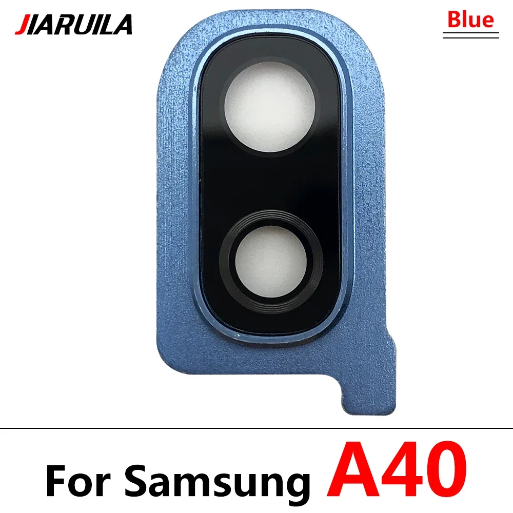 Сменная стеклянная крышка объектива задней камеры с держателем рамки, запасная часть для Samsung A10 A30 A40 A10S A10E (art.: 3920d36058b95) - 3920d36058b95