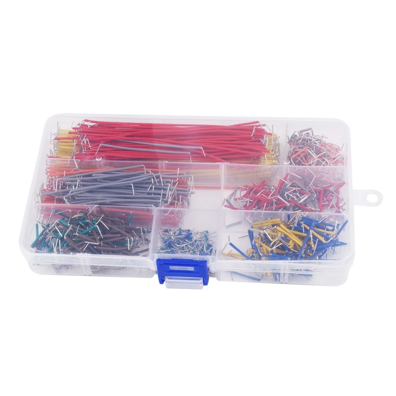 

840 Piece Breadboard Jumper Cable Kit, 14 Lengths For Breadboard Prototype Soldering Flex Circuits