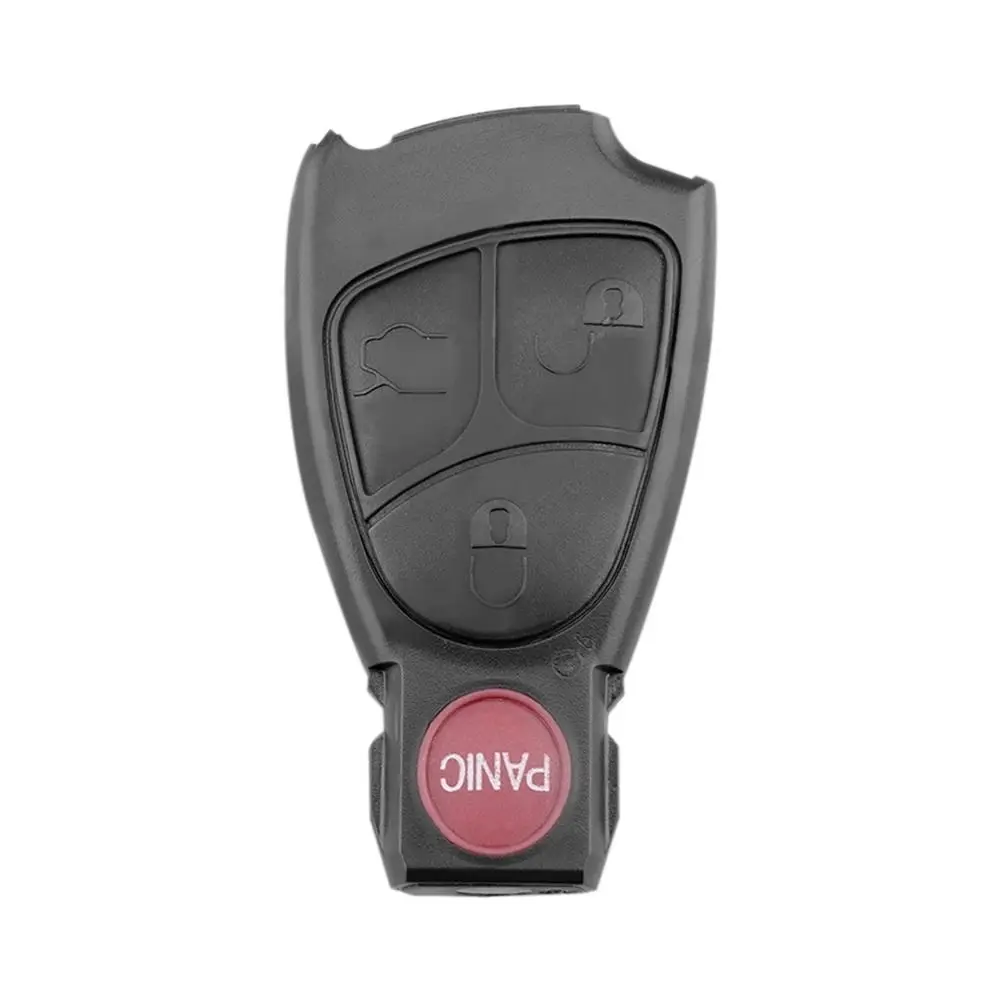 

Чехол для автомобильного ключа с 2/3/4 кнопками, черный чехол для ключа из АБС-пластика, чехол для дистанционного брелка для Mercedes Benz C B E Class W203 W211 W204 YU BN CLS CLK