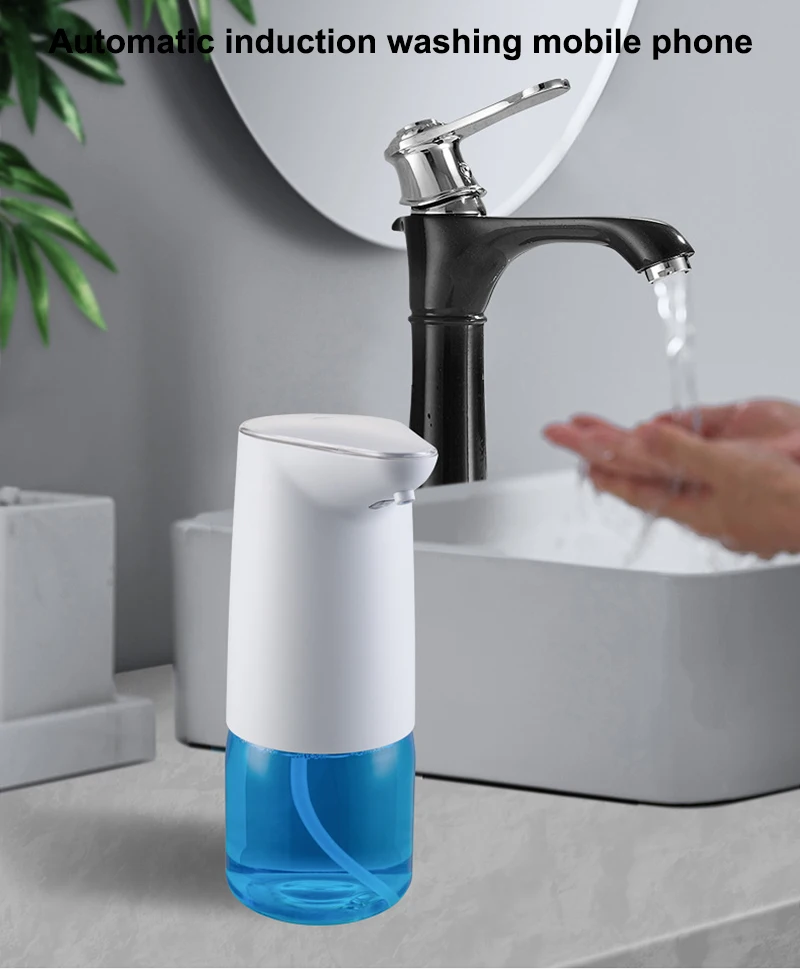 

Automatic Soap Dispenser USB Rechargeable Foaming Touchless Hand Free Portable Foam Liquid Soap Dispenser Home Bathroom Tools