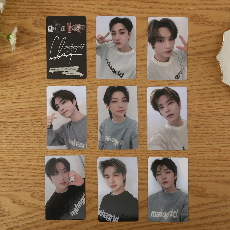 Фото Kpop бродячие дети MAX MMT фотокарты Idol leeзнаем Hyunjin Felix высокое качество фото открытки в альбом Поклонники коллекционные подарки Lomo карты №4