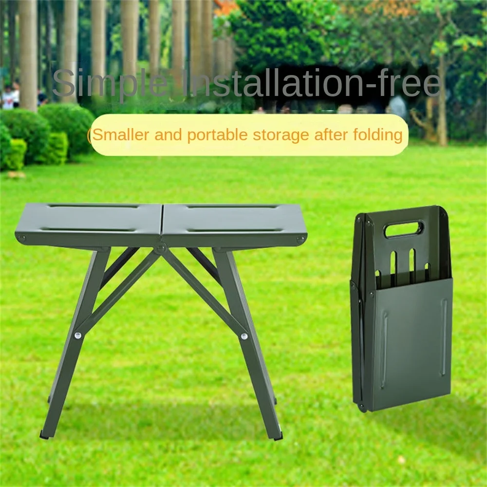 

Outdoor Portable Folding Camping Anti-Scratch Pad Seat Convenient Mini Steel Stool Fishing Leisure Sketching Travel Hiking Chair