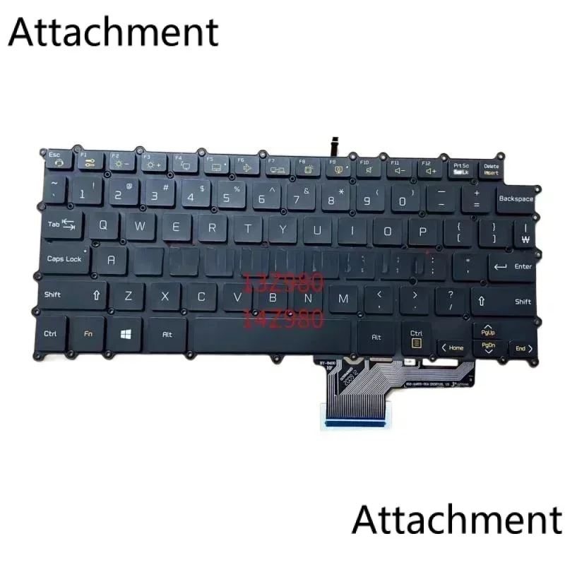 Клавиатура WYORESY для LG 13Z980 14Z980 15Z980 15Z990N 17Z90N 17Z980