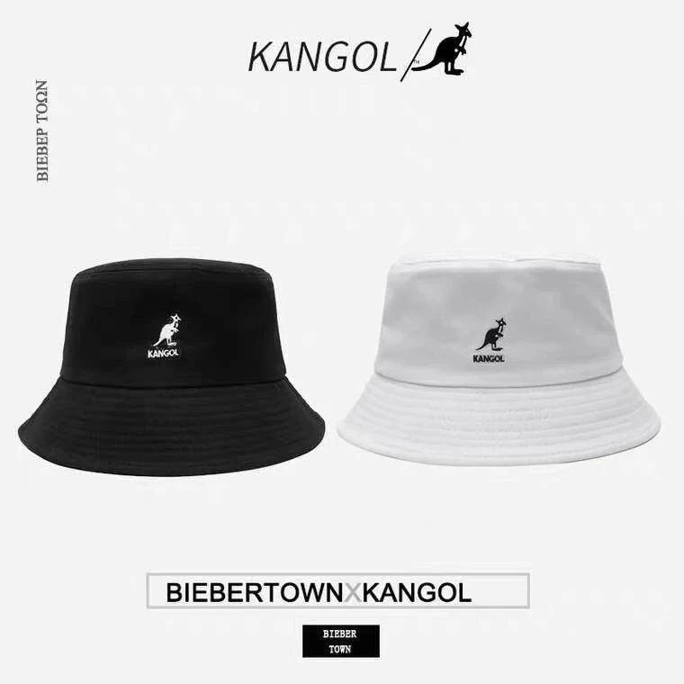 

Kangol kangaroo pure cotton flat top fisherman hat men and women casual fashion sun visor basin hat 7 colors free shipping