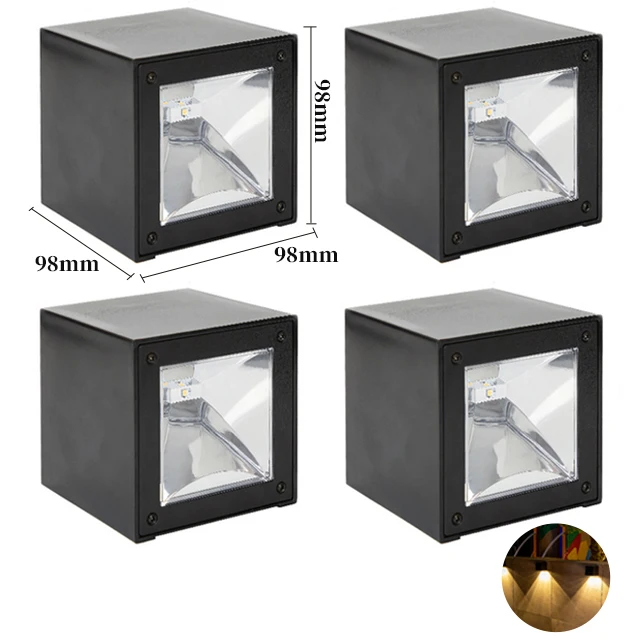 

Солнечный настенный светильник lyfs квадратный теплый свет