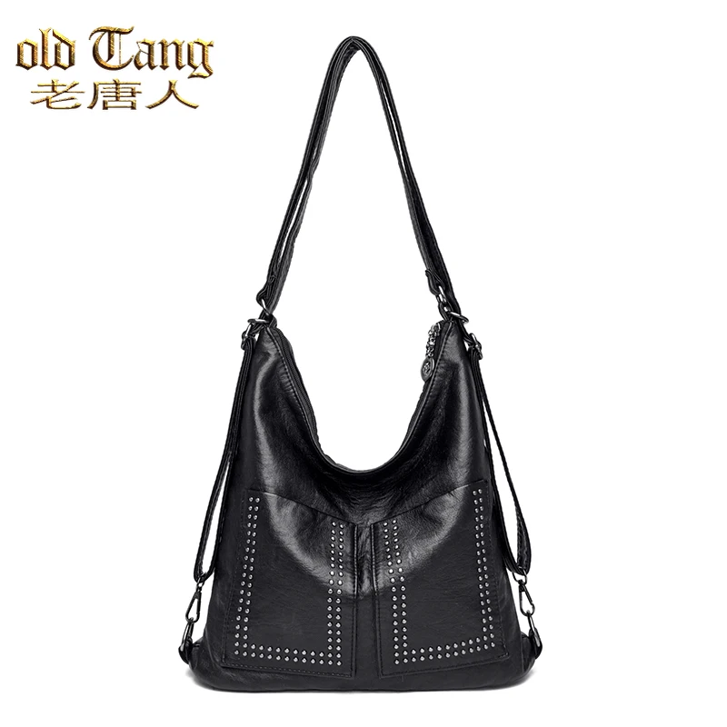 

Large Capacity Zipper Backpacks for Women 2021 Luxury Brand Designer Women's Handbags Shoppe Women's Shoulder Bag Sac à Dos