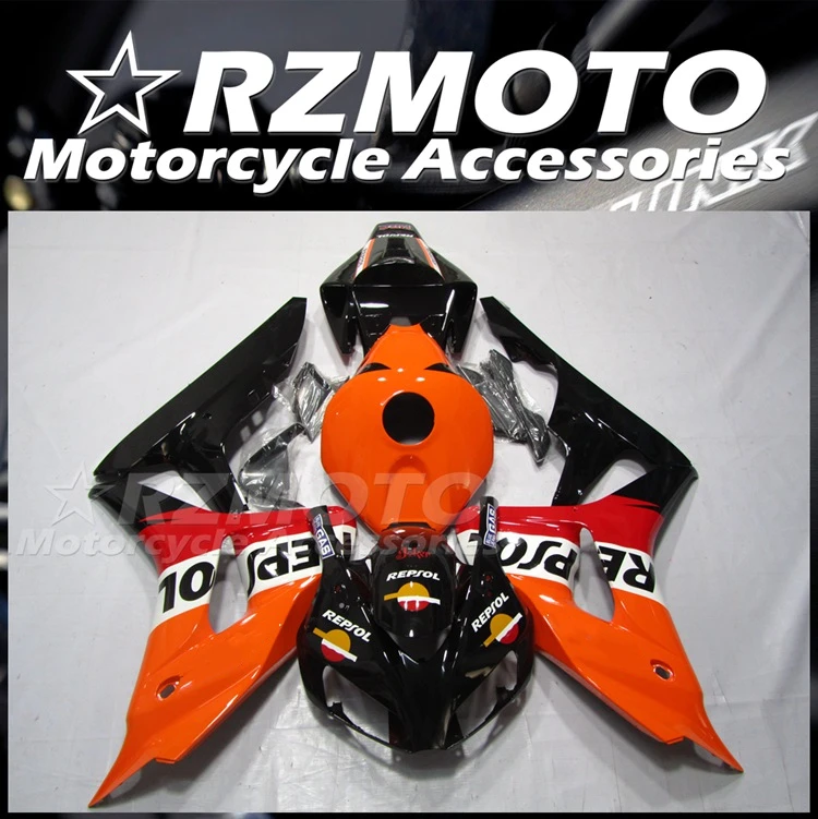 

4Gifts New ABS Bike Fairings Kit Fit For HONDA CBR1000RR 2006 2007 06 07 Bodywork Set Orange Red