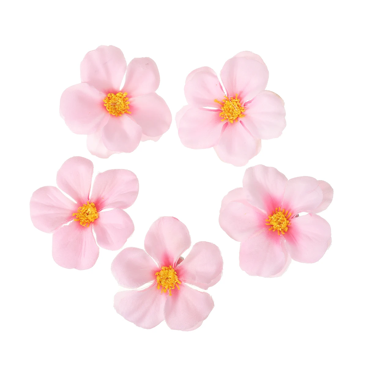 Модная симпатичная заколка для волос с розовыми цветами летняя детская