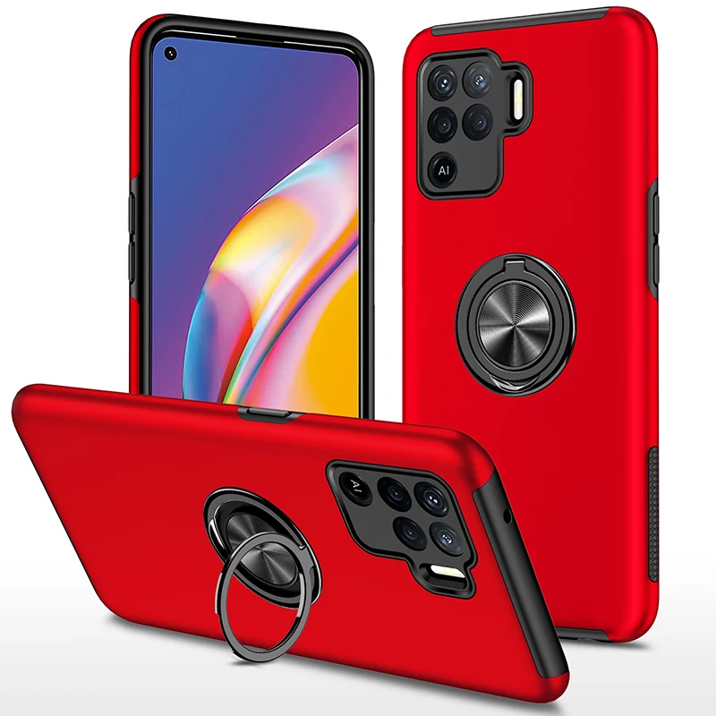 

Outdoor Cover for Xiaomi 12 11 10 T Pro Lite Redmi Note11 10 9T Pro Max Shockproof TPU Hard Stand Ring Mobile Phone Case