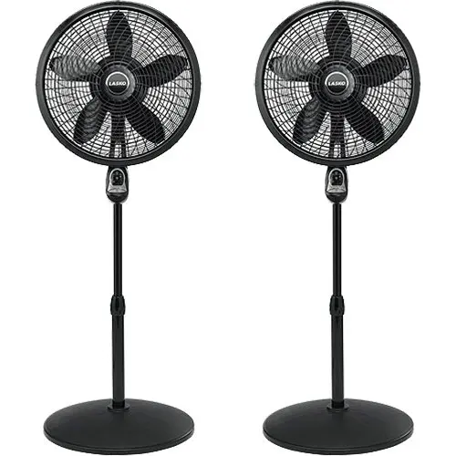 

NEW 18" Pedestal Fan with Remote Control 1843, 2 pack