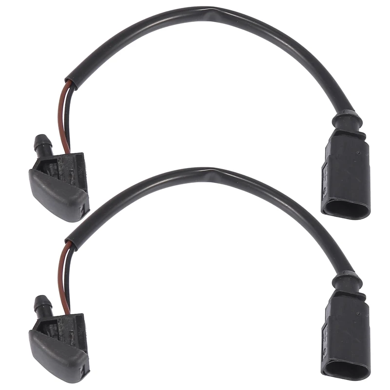 

Форсунка омывателя лобового стекла для VW Polo 6N Skoda Fabia Octavia Roomster 1996-2015 с подогревом, 2 шт.