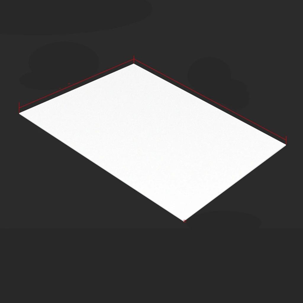 3 мм полипропиленовый пластиковый изоляционный лист жесткая доска матовый белый