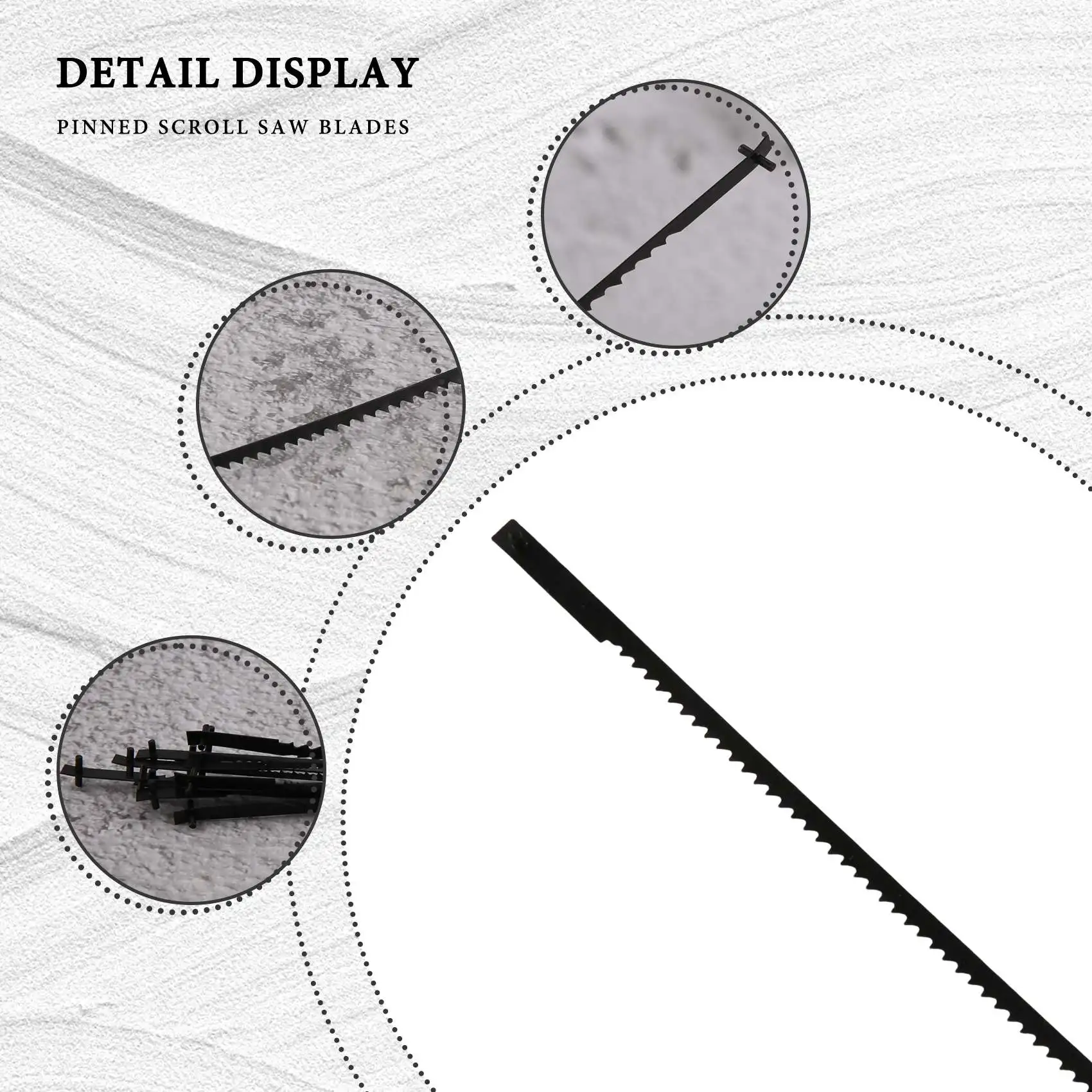 12 шт. 5-дюймовые ограненные прокруточные пилы TPI 10/15/18/24 аксессуары для