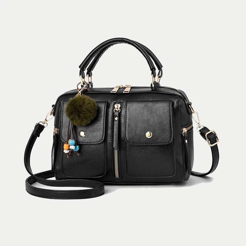 

Модные роскошные сумки через плечо из искусственной кожи для женщин, вместительные сумочки через плечо в стиле ретро, тоуты с несколькими к...