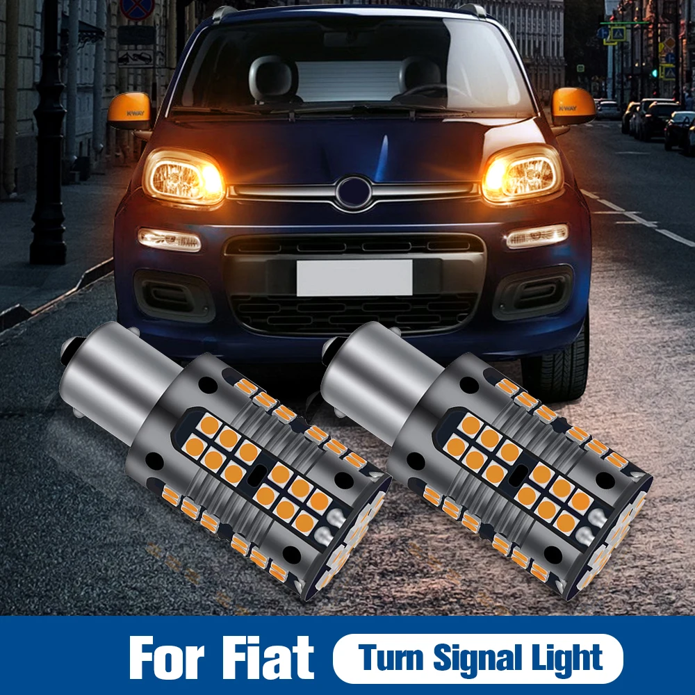 

2pcs LED Turn Signal Light Lamp Blub PY21W 7507 BAU15S Canbus Error Free For Fiat Croma Ducato Idea Panda 2004-2019 Punto Siena