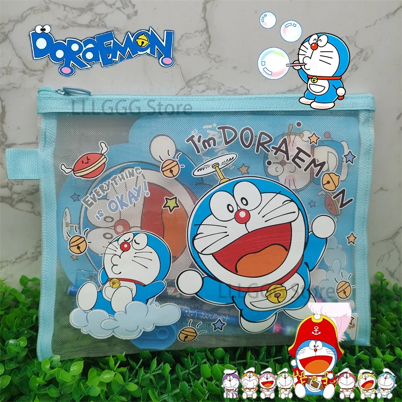 Doraemon канцелярские принадлежности с аниме набор для детей начальной школы сумка