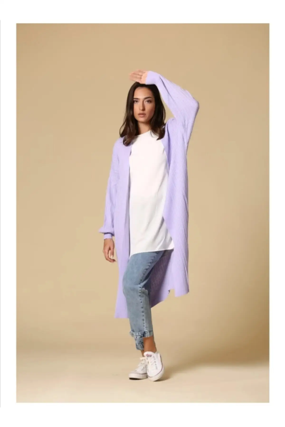 

Women's Cardigan Long sportswear Casual Knitted High Quality Fashion Cardigan Sweaters Loose Sweater Jumper