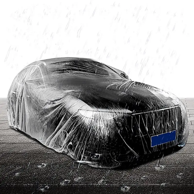 

Universal Car Cover Reliable Car Rainproof Cover Transparent Car Clothing Dustproof Full Exterior Covers Smooth Indoor & Outdoor
