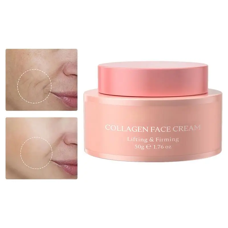 

50g Collagen Face Cream Retinol Cream Lifting Firming Collagen Facial Essence Fine Lines Repair Cream Facial Skincare For Women