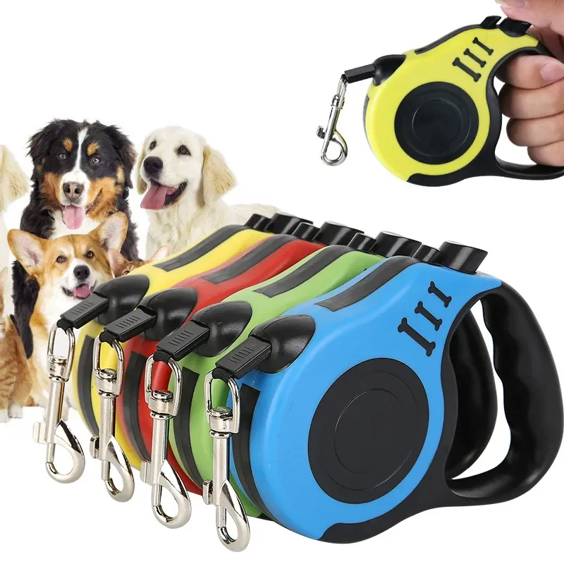 

Dog Automatic Medium Leash Traction Belt Products Flexible Pet Puppy Dog Retractable Dogs Rope Leash For Dog 3M/5M Small Cat