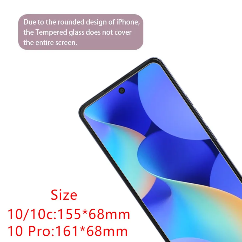 Защитное закаленное стекло для tecno spark 10 pro 10c протектор экрана технического