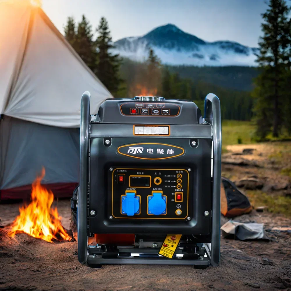 YI przenośny generator benzynowy 5 230 В переменного тока jednofazowy elektryczny system rozruchu odrzutowego бесшумный