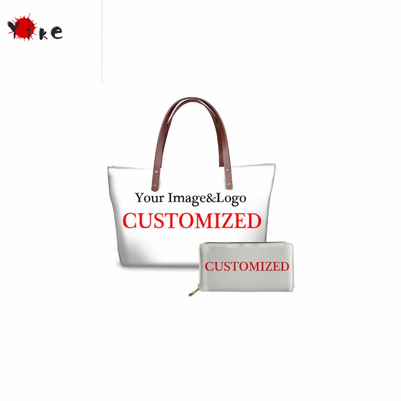 

Yikeluo, женская косметичка на заказ с вашим логотипом, несессер, дорожный органайзер для косметики, Сумка с рисунком, чехол для туалетного стол...