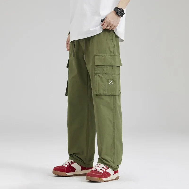 Бесплатная доставка новый стиль мужские повседневные брюки свободного кроя