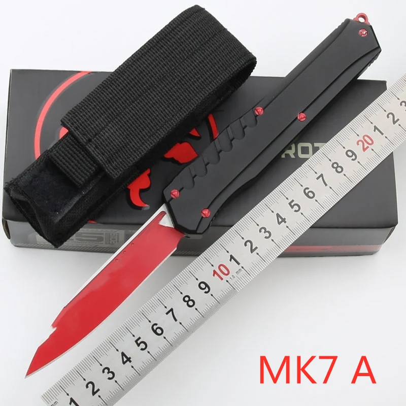 

MtMk7 Aluminium Handle D2 Steel Blade Survival EDC Camping Fruit Vegetable Kitchenware Kitchen Tool Key Utility Knife