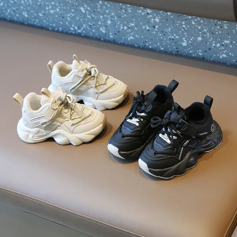 

Boy's Running Shoes Outdoor Winter Casual Shoes Cushioning Sneakers for Girls Brand Design Comfortable Hiking Shoes Child G11022