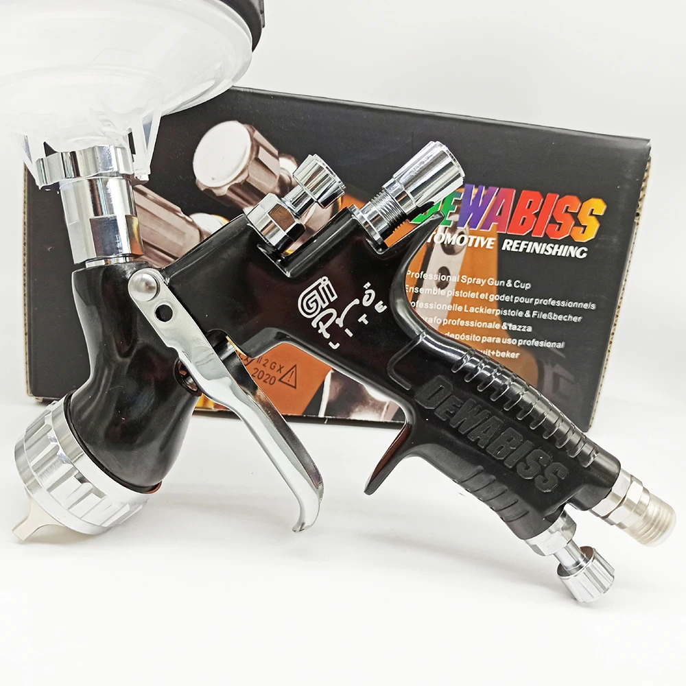 Spray Gun GTI Pro Lite Painting Gun TE20/T110 1.3/1.8mm Nozzle Paint Gun Water Based High Quality Air Spray Gun Airbrush 2023