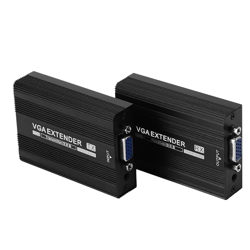 Сетевой удлинитель VGA 150 м RJ45 поддержка источника питания POE вилка стандарта США 1